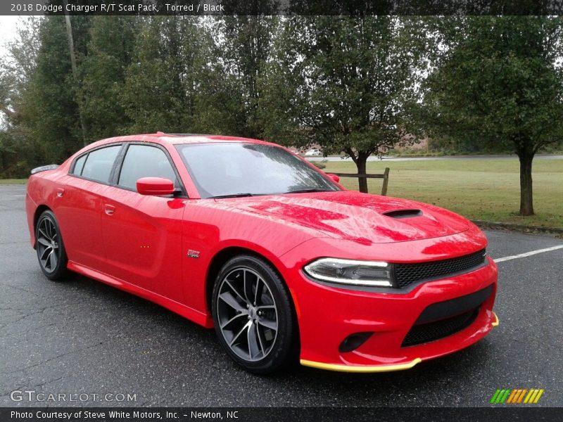 Torred / Black 2018 Dodge Charger R/T Scat Pack