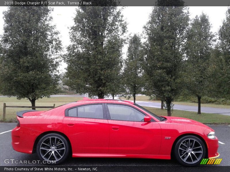 Torred / Black 2018 Dodge Charger R/T Scat Pack