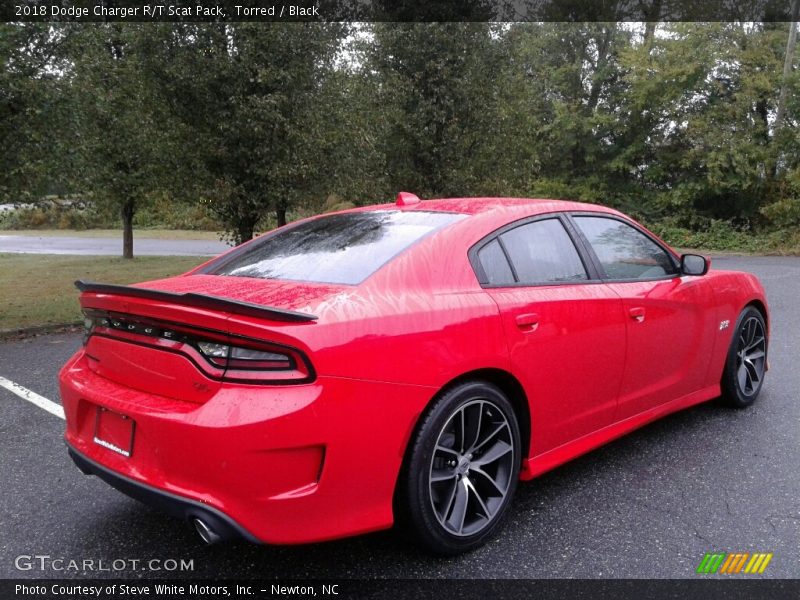 Torred / Black 2018 Dodge Charger R/T Scat Pack