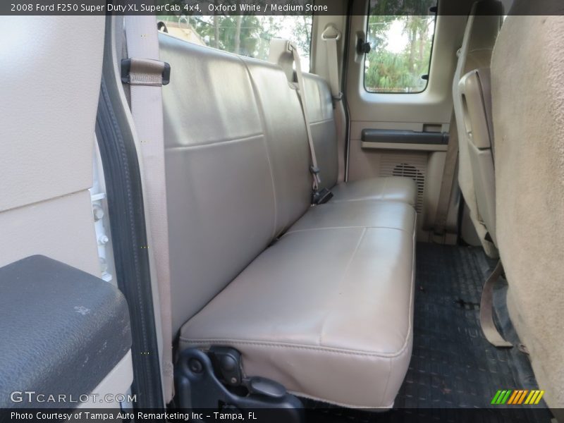 Oxford White / Medium Stone 2008 Ford F250 Super Duty XL SuperCab 4x4