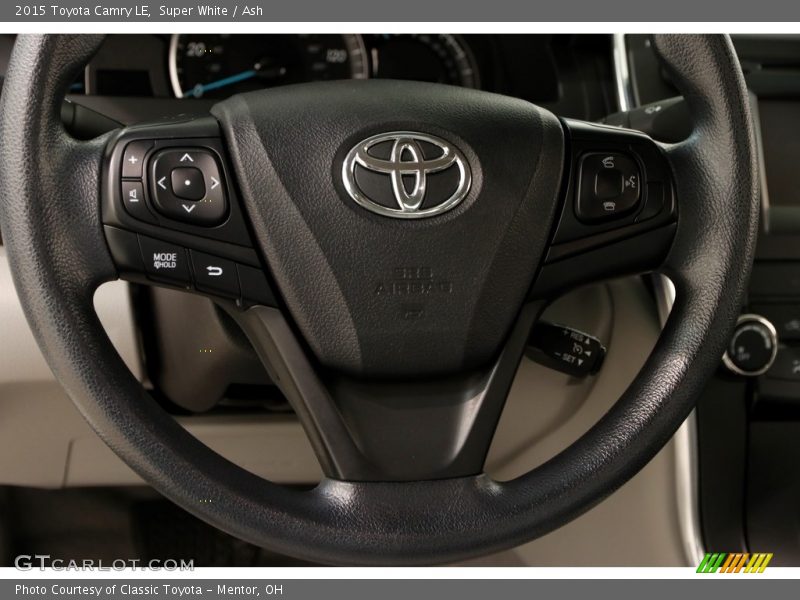 Super White / Ash 2015 Toyota Camry LE