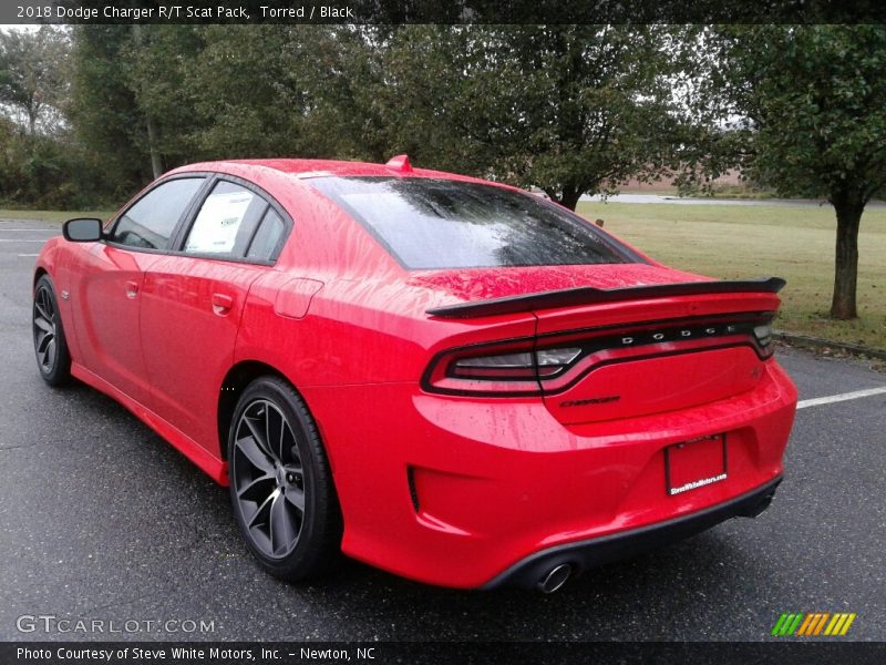 Torred / Black 2018 Dodge Charger R/T Scat Pack