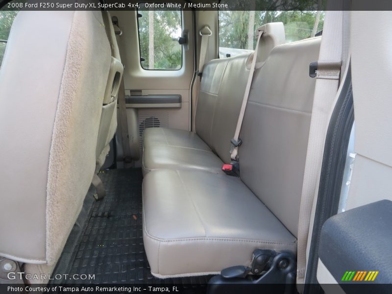 Oxford White / Medium Stone 2008 Ford F250 Super Duty XL SuperCab 4x4
