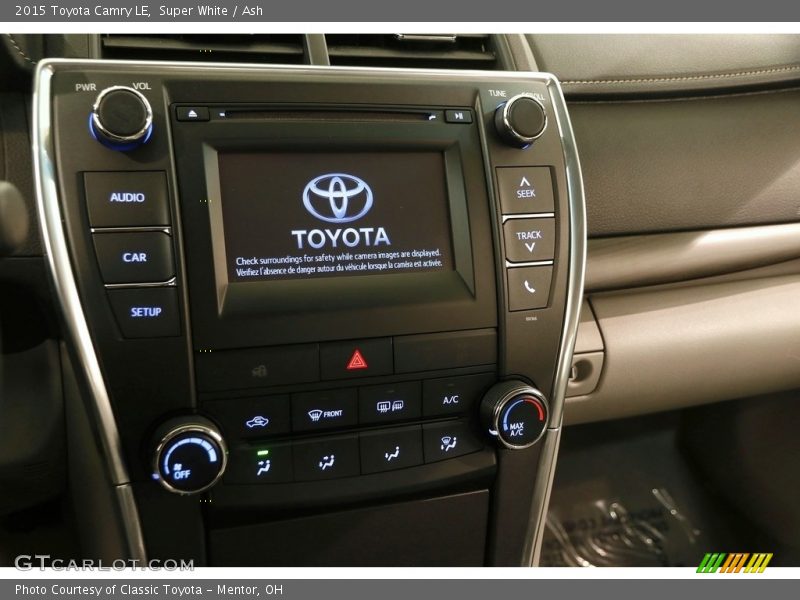 Super White / Ash 2015 Toyota Camry LE