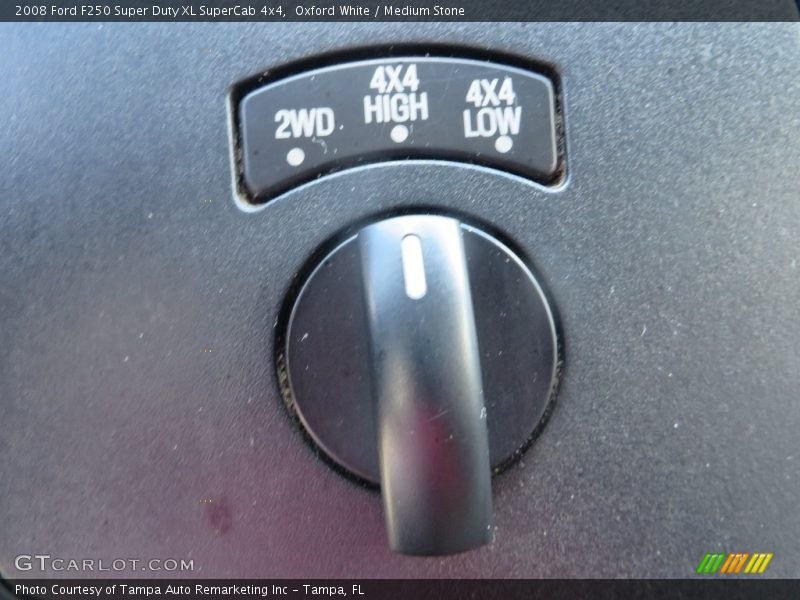 Oxford White / Medium Stone 2008 Ford F250 Super Duty XL SuperCab 4x4