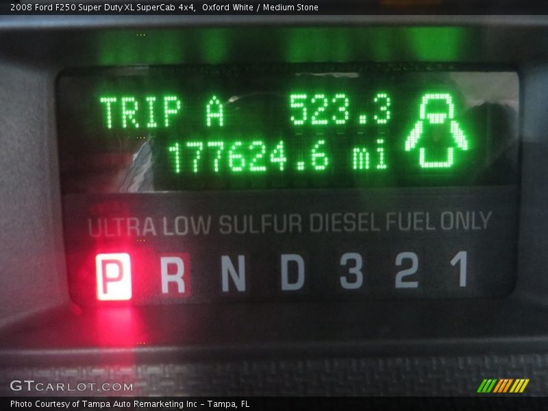 Oxford White / Medium Stone 2008 Ford F250 Super Duty XL SuperCab 4x4