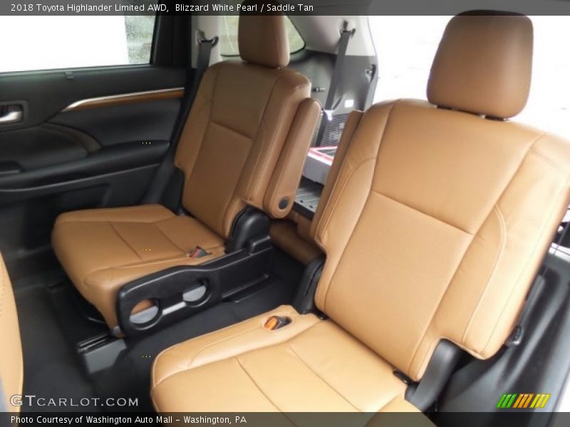 Rear Seat of 2018 Highlander Limited AWD