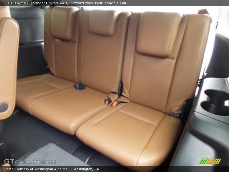Rear Seat of 2018 Highlander Limited AWD