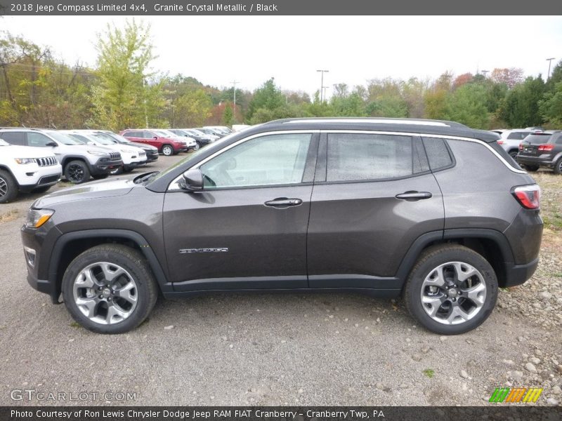 Granite Crystal Metallic / Black 2018 Jeep Compass Limited 4x4