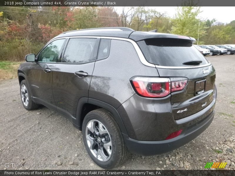 Granite Crystal Metallic / Black 2018 Jeep Compass Limited 4x4