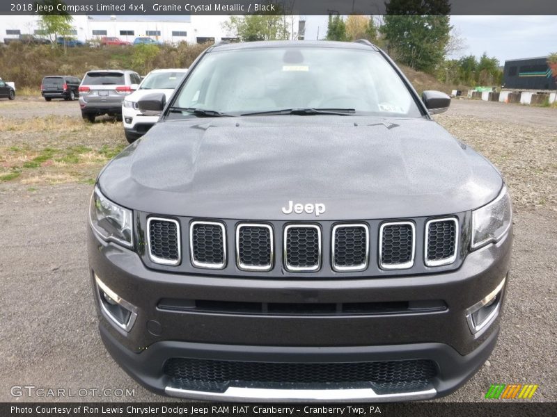 Granite Crystal Metallic / Black 2018 Jeep Compass Limited 4x4