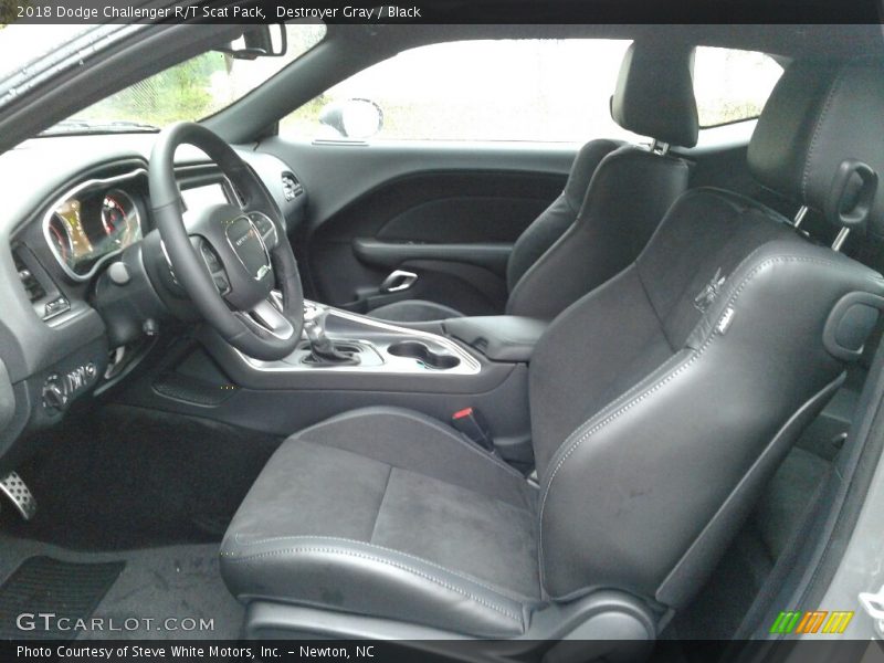 Destroyer Gray / Black 2018 Dodge Challenger R/T Scat Pack