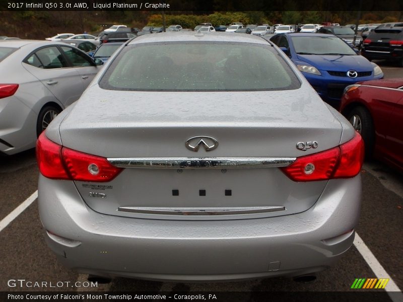 Liquid Platinum / Graphite 2017 Infiniti Q50 3.0t AWD