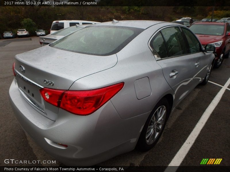 Liquid Platinum / Graphite 2017 Infiniti Q50 3.0t AWD