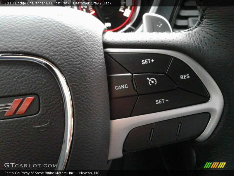 Destroyer Gray / Black 2018 Dodge Challenger R/T Scat Pack