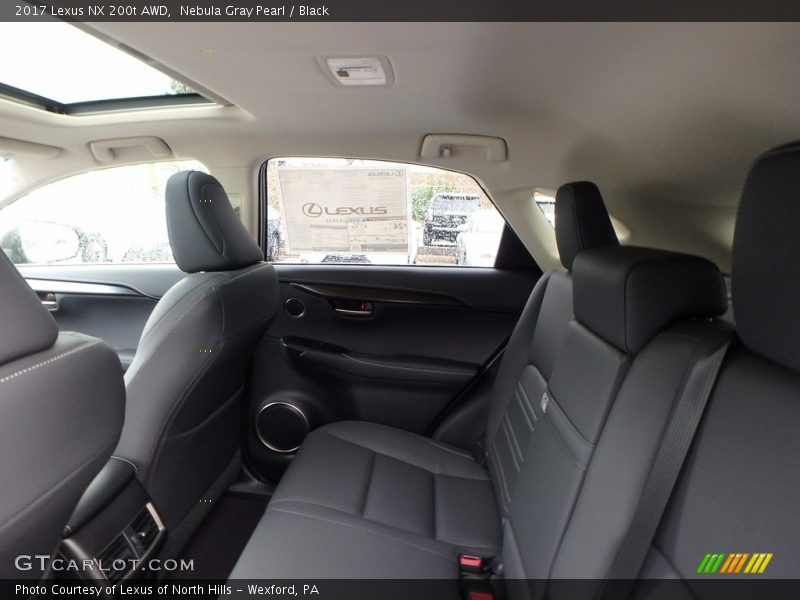 Nebula Gray Pearl / Black 2017 Lexus NX 200t AWD