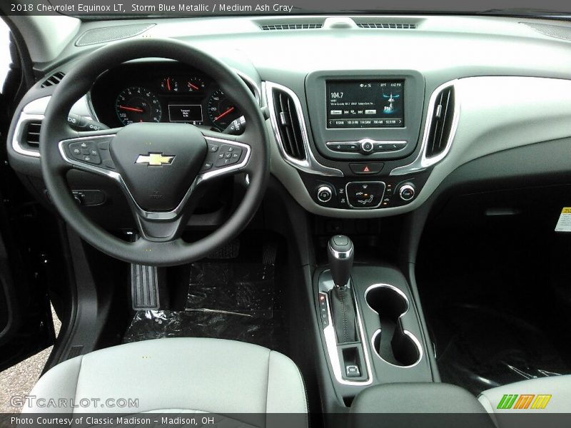 Storm Blue Metallic / Medium Ash Gray 2018 Chevrolet Equinox LT