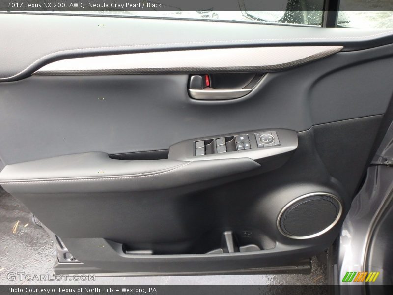 Nebula Gray Pearl / Black 2017 Lexus NX 200t AWD