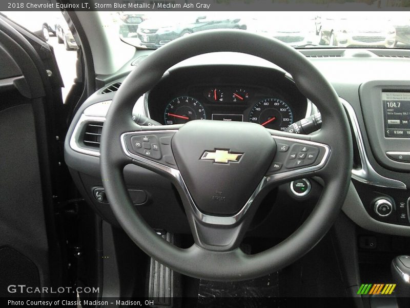 Storm Blue Metallic / Medium Ash Gray 2018 Chevrolet Equinox LT