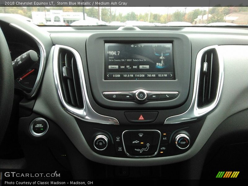 Storm Blue Metallic / Medium Ash Gray 2018 Chevrolet Equinox LT