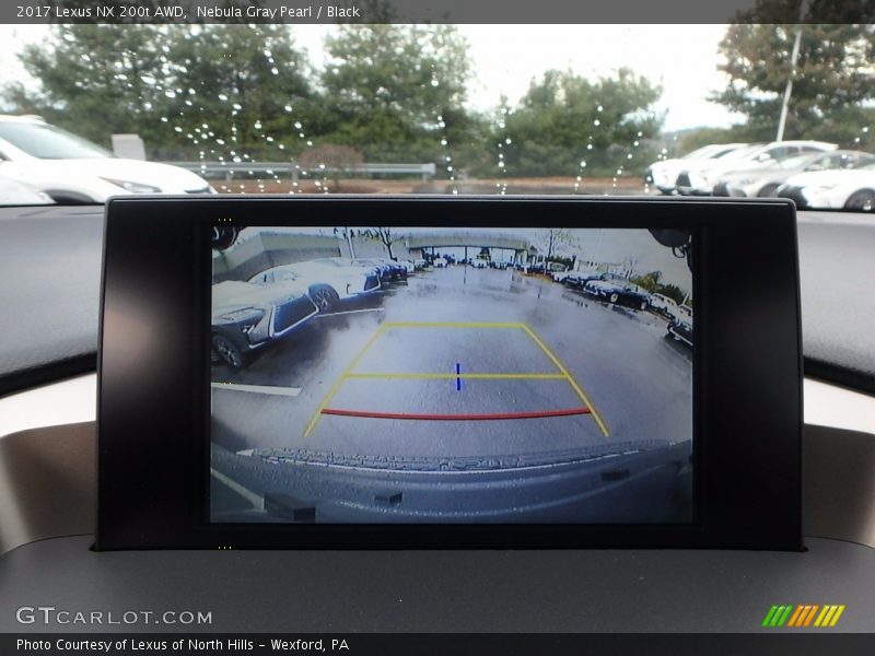 Nebula Gray Pearl / Black 2017 Lexus NX 200t AWD