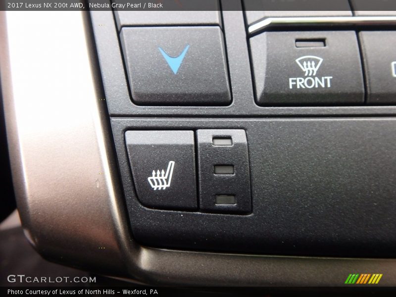 Nebula Gray Pearl / Black 2017 Lexus NX 200t AWD
