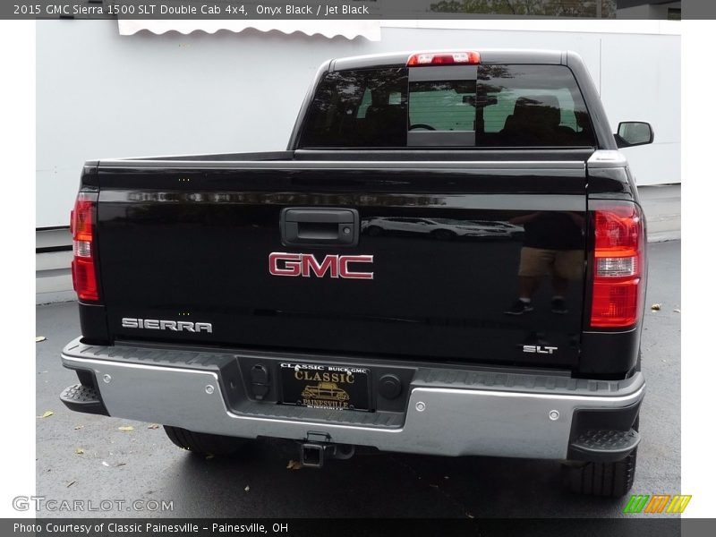 Onyx Black / Jet Black 2015 GMC Sierra 1500 SLT Double Cab 4x4