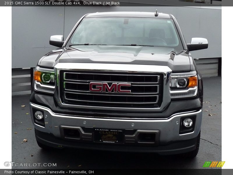 Onyx Black / Jet Black 2015 GMC Sierra 1500 SLT Double Cab 4x4
