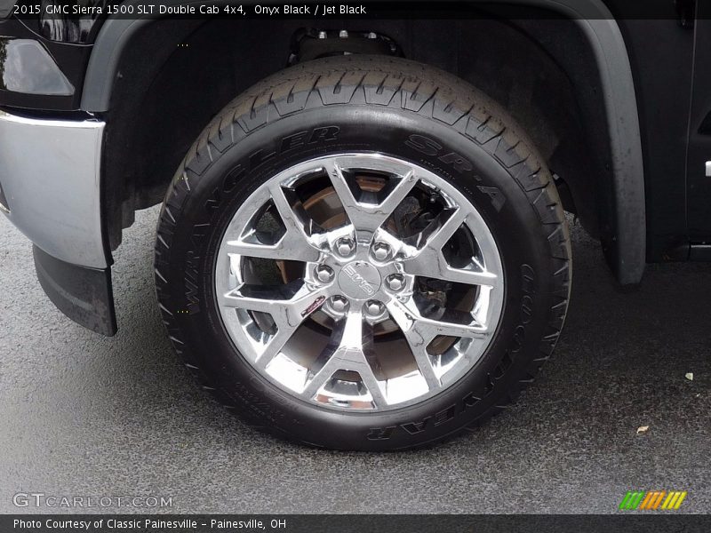 Onyx Black / Jet Black 2015 GMC Sierra 1500 SLT Double Cab 4x4