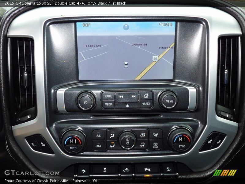 Onyx Black / Jet Black 2015 GMC Sierra 1500 SLT Double Cab 4x4