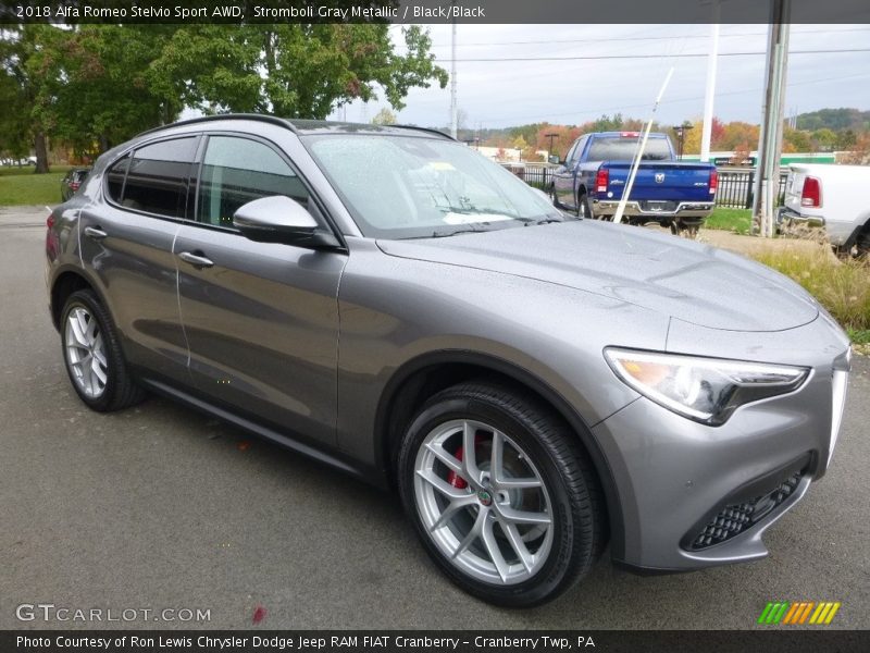 Front 3/4 View of 2018 Stelvio Sport AWD