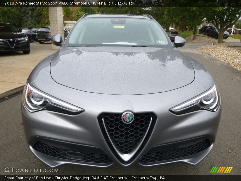  2018 Stelvio Sport AWD Stromboli Gray Metallic