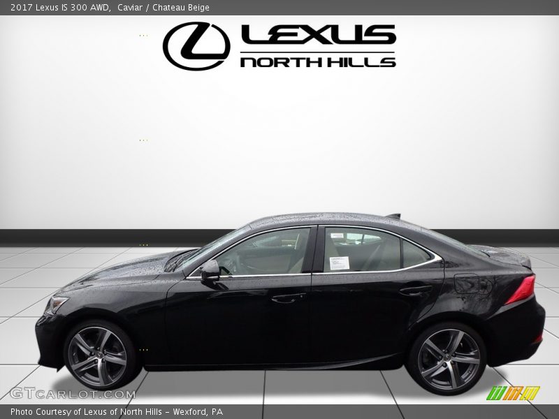 Caviar / Chateau Beige 2017 Lexus IS 300 AWD