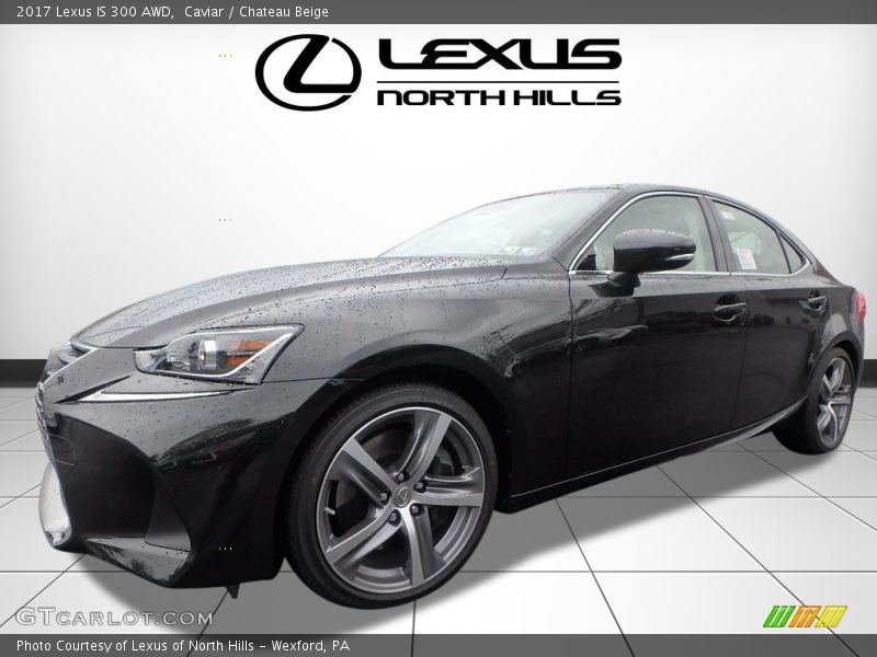 Caviar / Chateau Beige 2017 Lexus IS 300 AWD