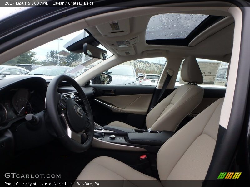 Caviar / Chateau Beige 2017 Lexus IS 300 AWD