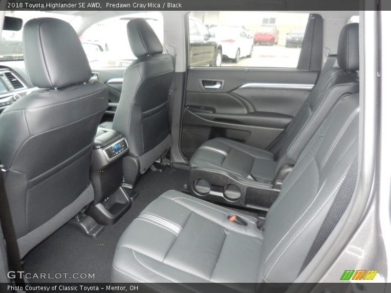 Rear Seat of 2018 Highlander SE AWD
