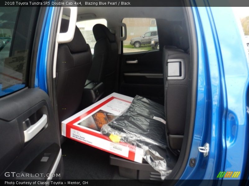 Blazing Blue Pearl / Black 2018 Toyota Tundra SR5 Double Cab 4x4