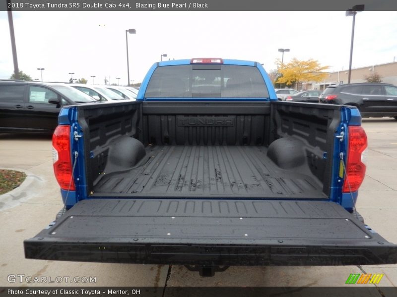 Blazing Blue Pearl / Black 2018 Toyota Tundra SR5 Double Cab 4x4