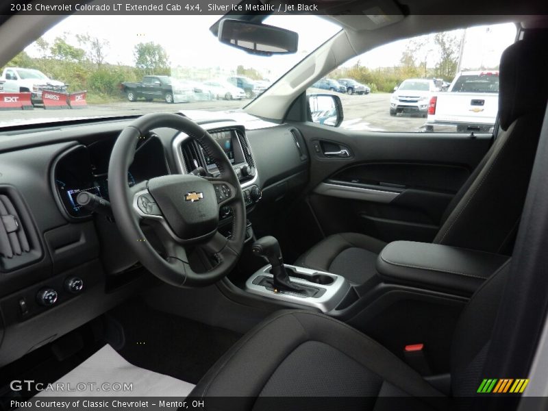 Silver Ice Metallic / Jet Black 2018 Chevrolet Colorado LT Extended Cab 4x4