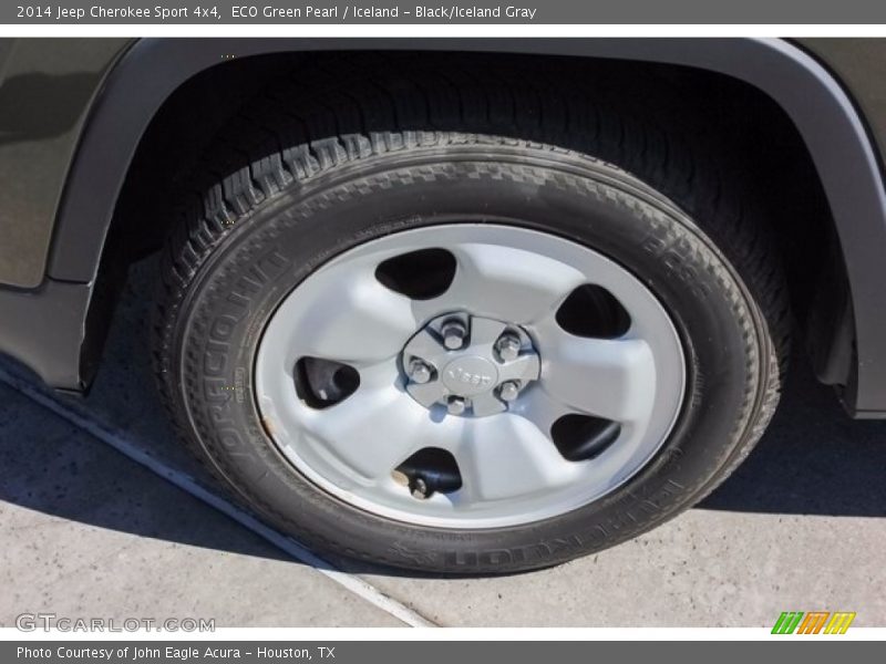 ECO Green Pearl / Iceland - Black/Iceland Gray 2014 Jeep Cherokee Sport 4x4