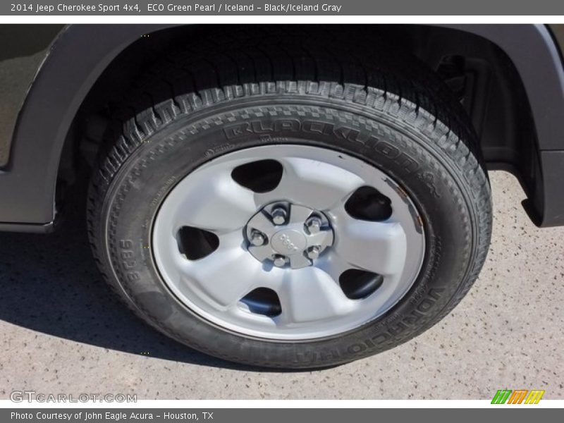 ECO Green Pearl / Iceland - Black/Iceland Gray 2014 Jeep Cherokee Sport 4x4