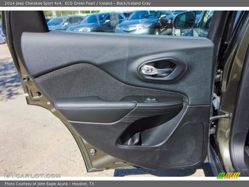 ECO Green Pearl / Iceland - Black/Iceland Gray 2014 Jeep Cherokee Sport 4x4