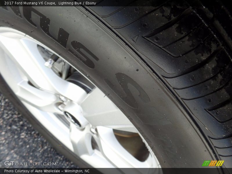 Lightning Blue / Ebony 2017 Ford Mustang V6 Coupe