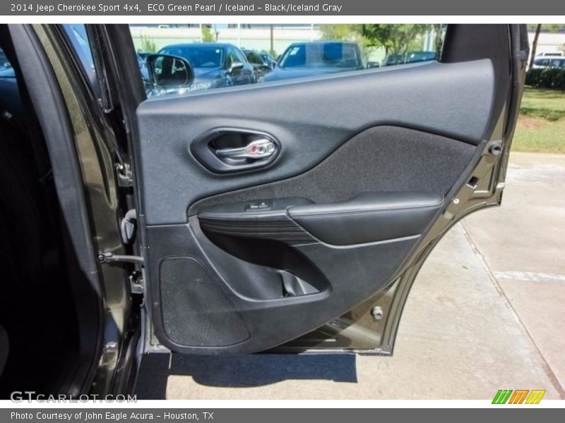 ECO Green Pearl / Iceland - Black/Iceland Gray 2014 Jeep Cherokee Sport 4x4