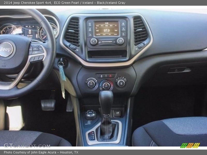 ECO Green Pearl / Iceland - Black/Iceland Gray 2014 Jeep Cherokee Sport 4x4
