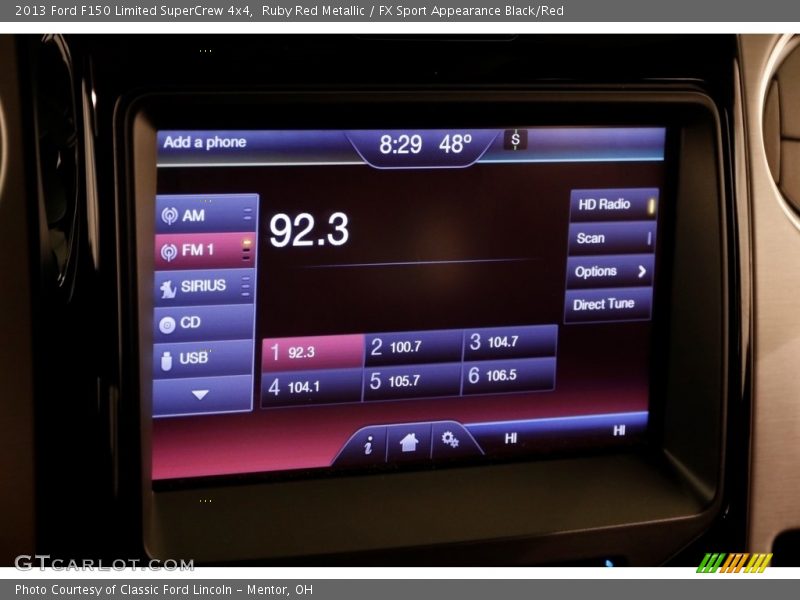 Ruby Red Metallic / FX Sport Appearance Black/Red 2013 Ford F150 Limited SuperCrew 4x4