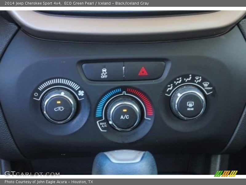 ECO Green Pearl / Iceland - Black/Iceland Gray 2014 Jeep Cherokee Sport 4x4