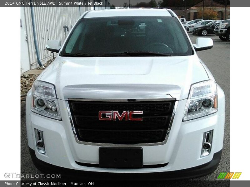 Summit White / Jet Black 2014 GMC Terrain SLE AWD