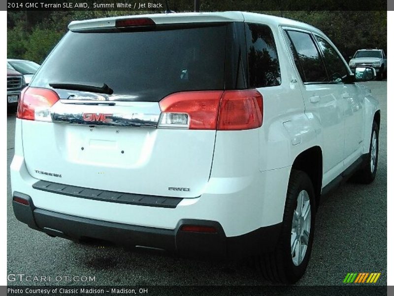Summit White / Jet Black 2014 GMC Terrain SLE AWD
