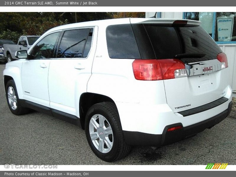 Summit White / Jet Black 2014 GMC Terrain SLE AWD